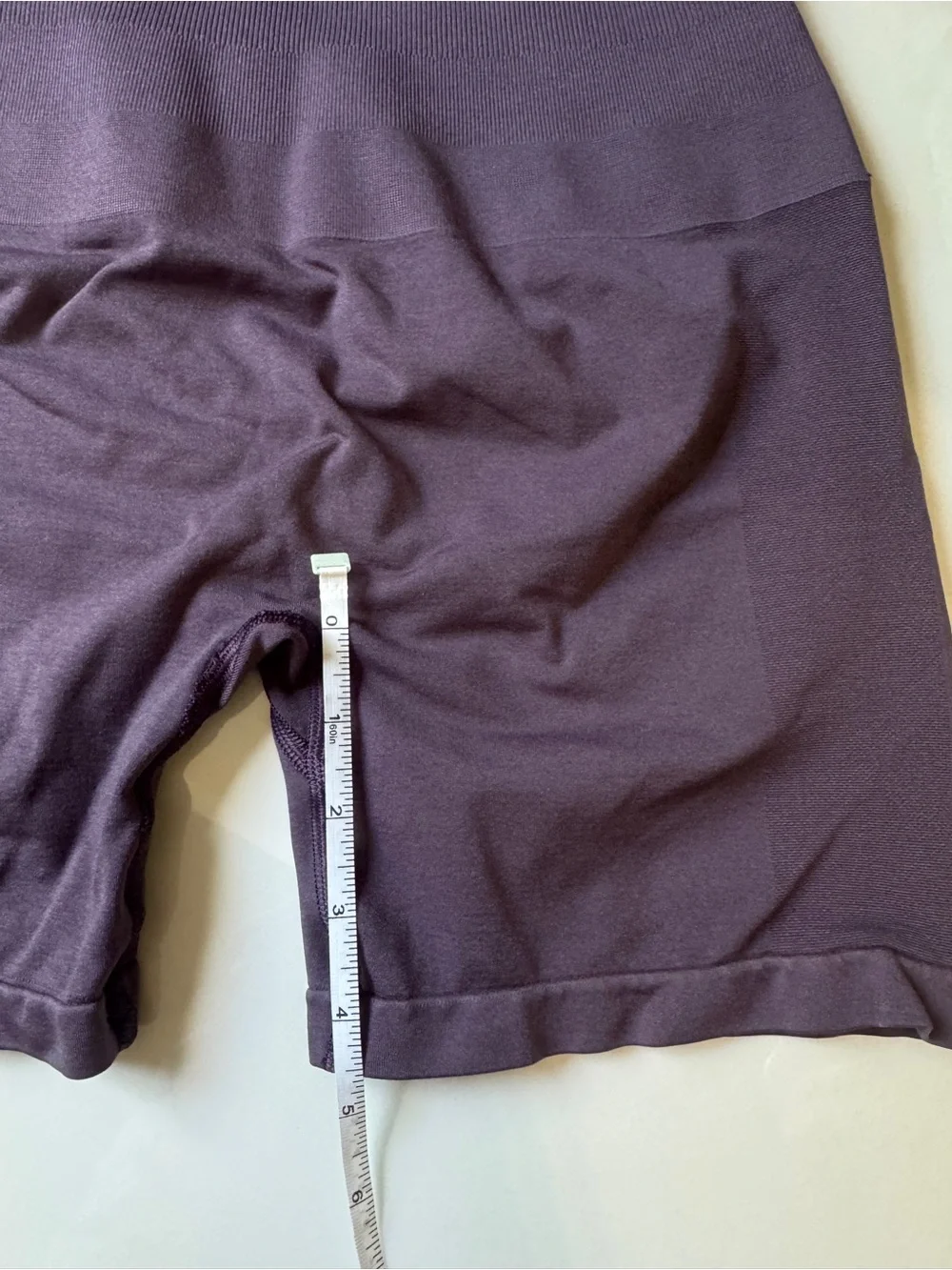 Alphalete Amplify Seamless Scrunch Biker Shorts Purple Dove Size L